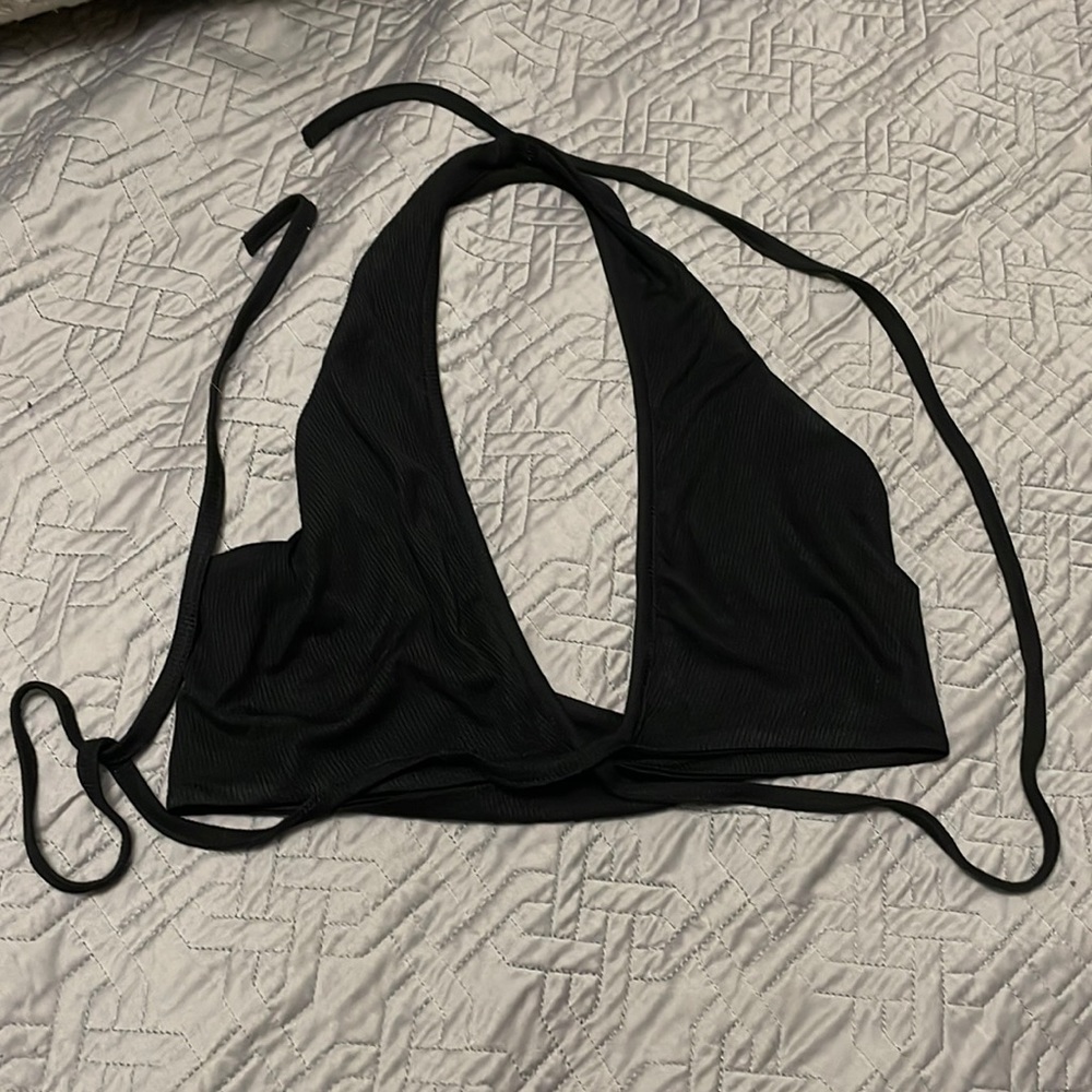 Halter tie crop top